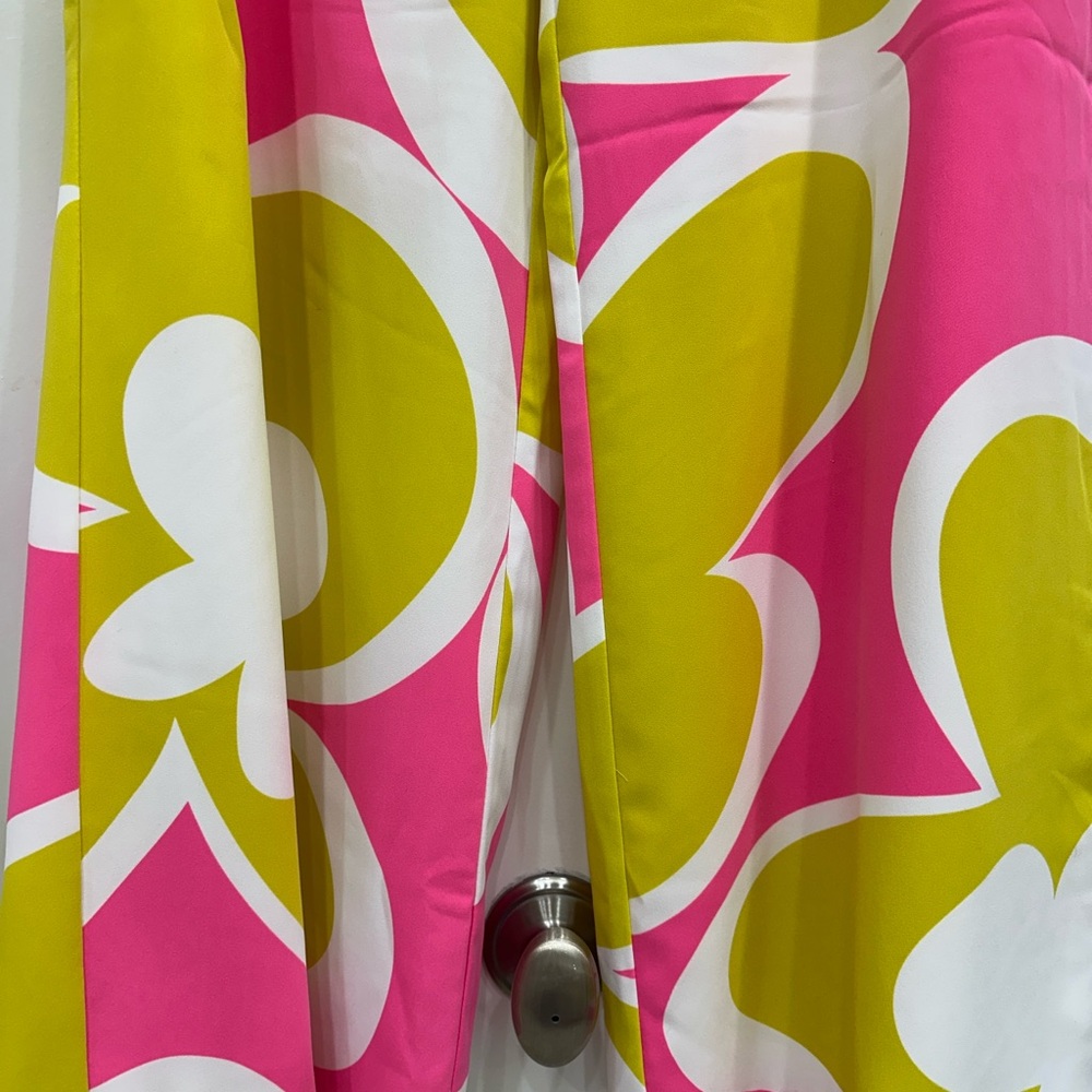 Trina Turk Pink and Cream Pants - Picture 10 of 13